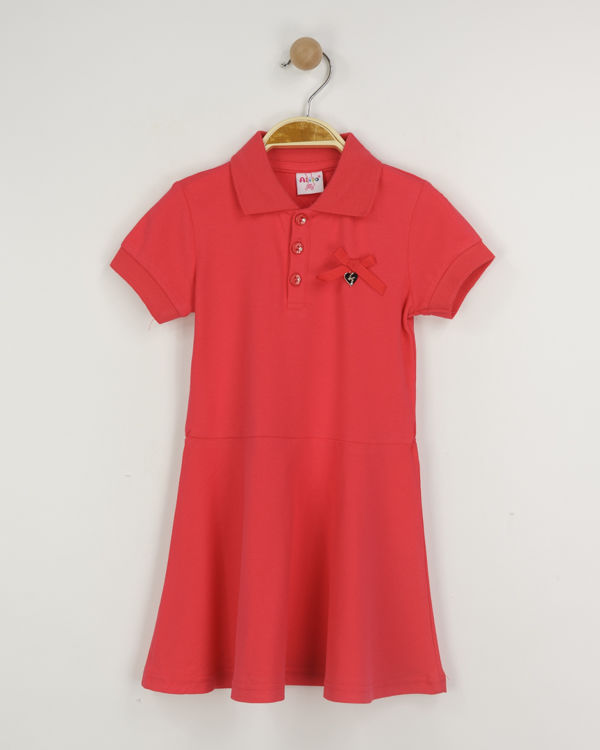 Picture of JH4334 GIRLS POLO CASUAL/SMART COTTON DRESS